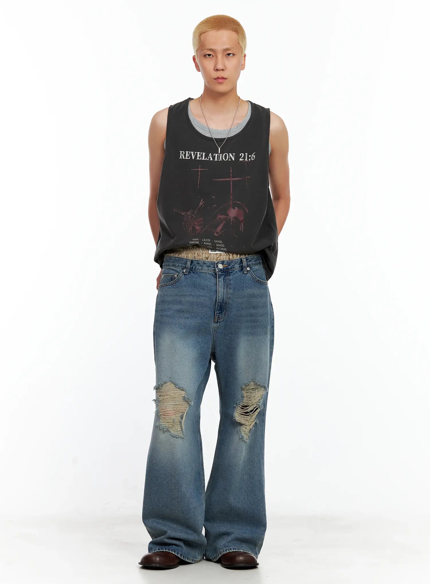 Men's Graphic Sleeveless Top IL511