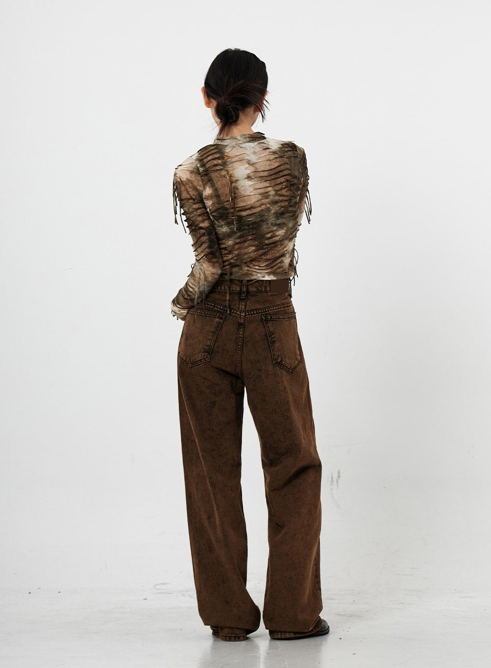 Washing Wide Jeans Unisex CS21