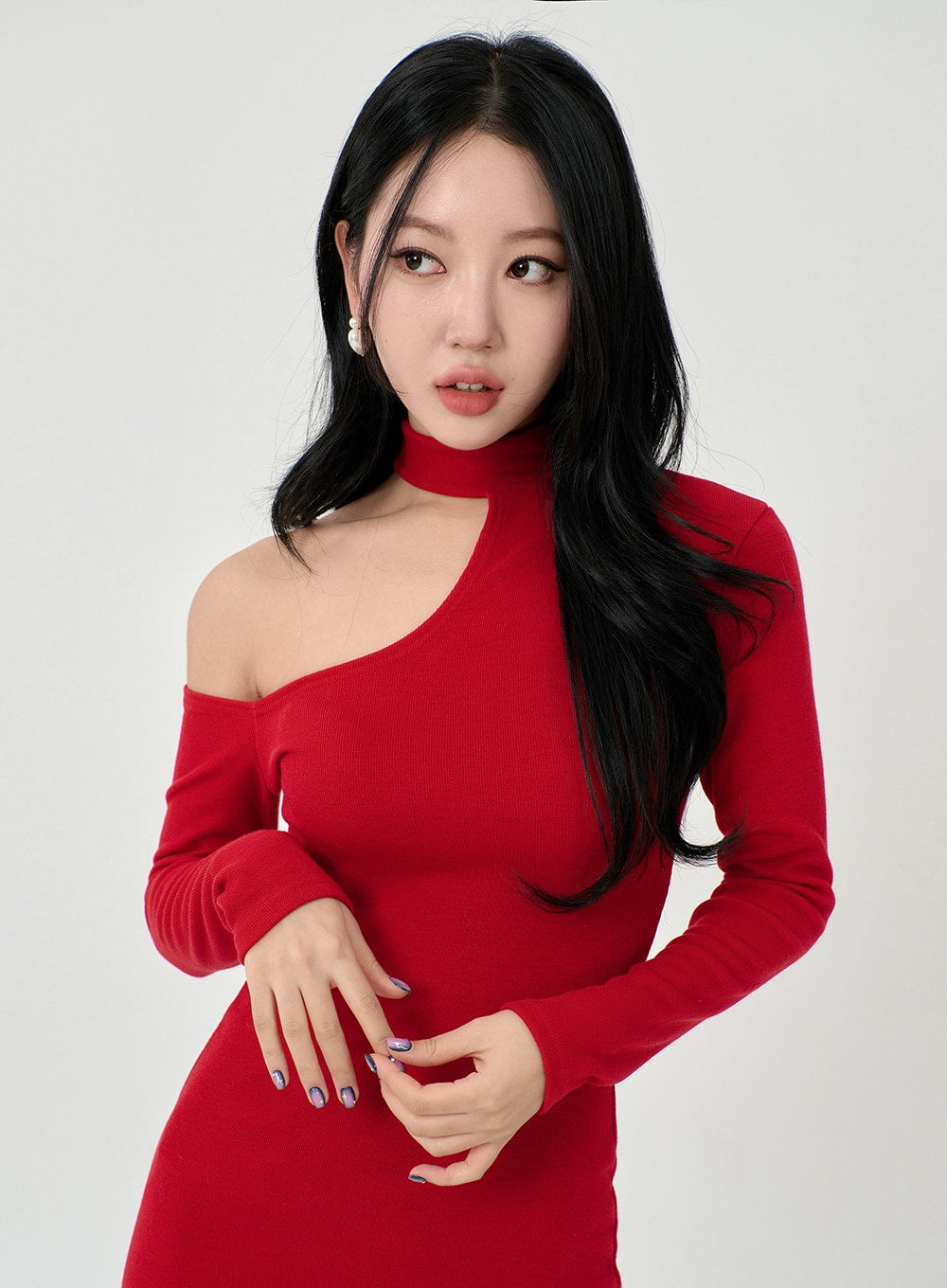 Pearl Heart Earrings BD09