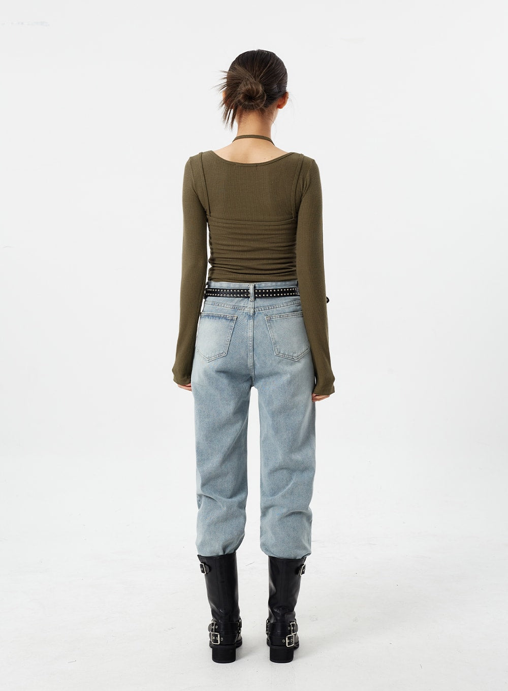 Layered Neck Strap Top CM307