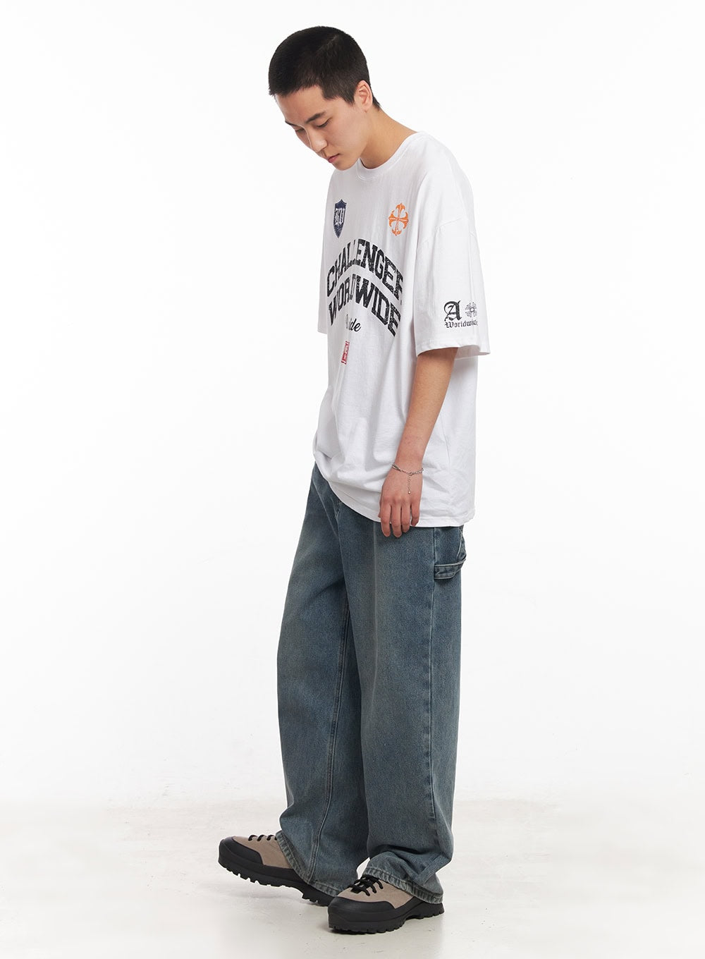 Men's Oversized Graphic T-Shirt IY505