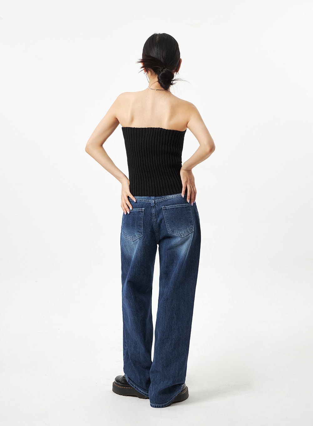 Dark Blue Baggy Pants CA321