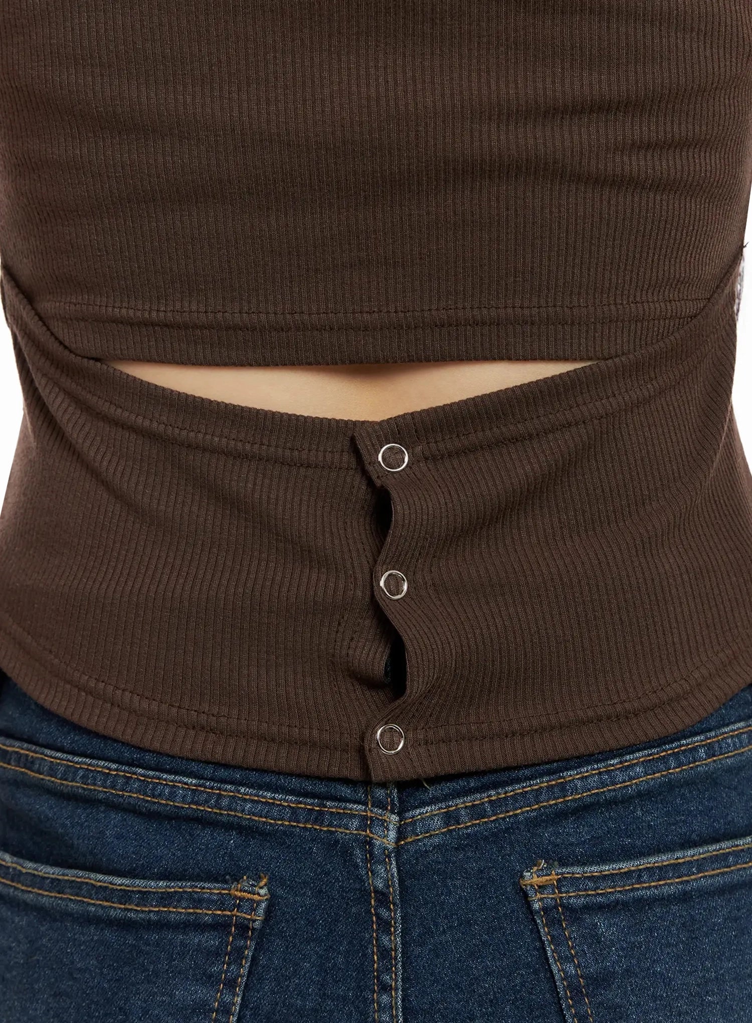 Strappy Square Neck Crop Top IL531