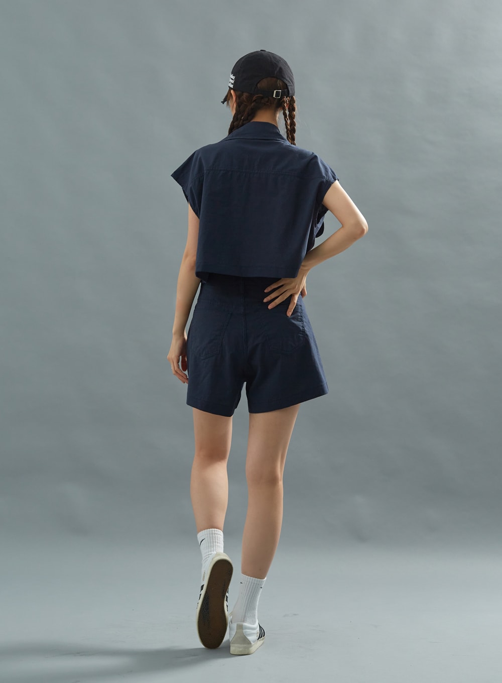 Linen Crop Shirt CU22