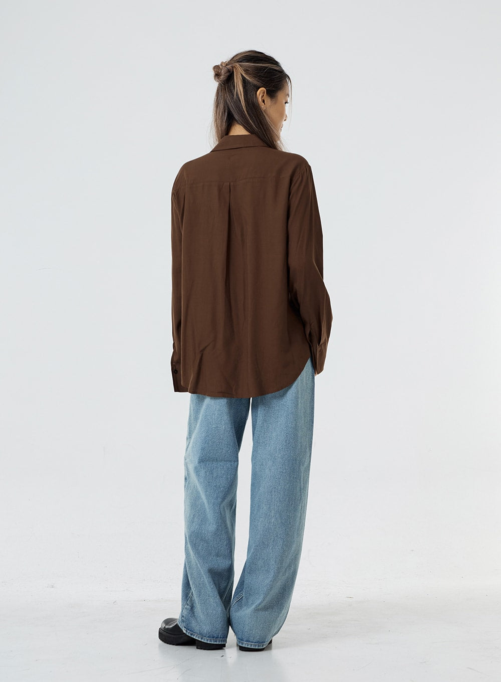 Washed Wide Jeans CS05