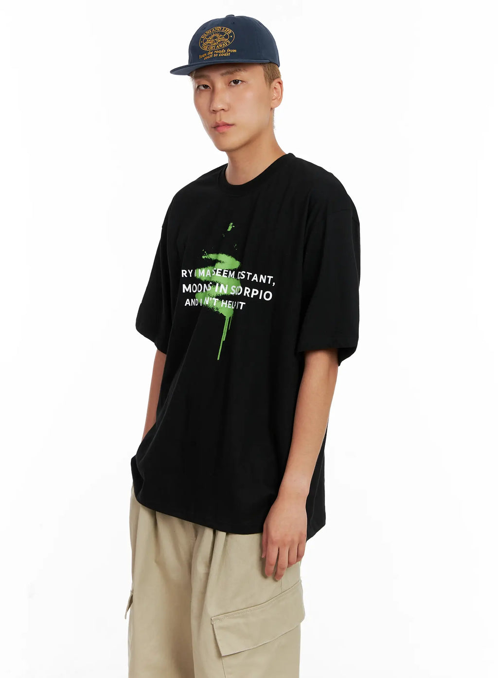 Men's Graphic Oversized Tee IL521