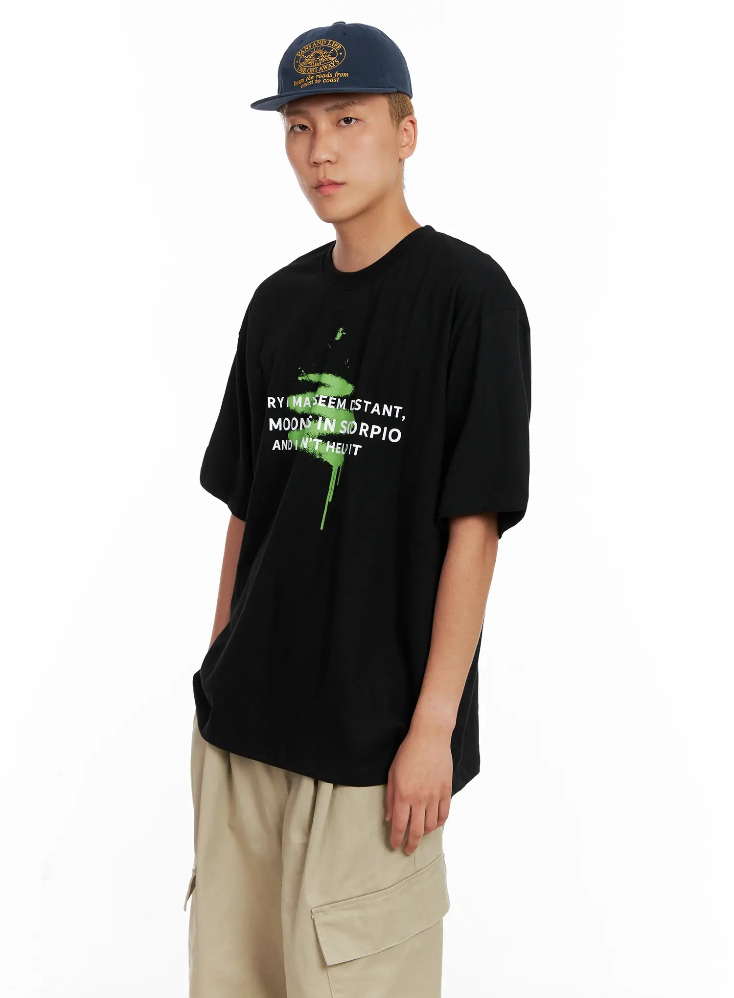 Men's Graphic Oversized Tee IL521