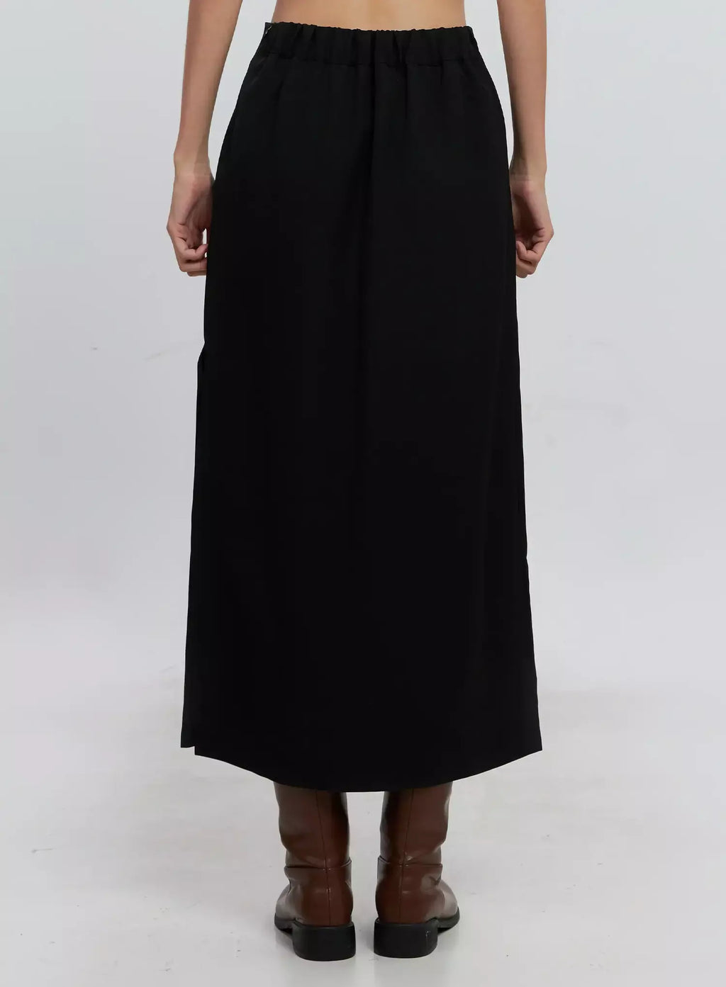 Side-Slit Midi Skirt IS515