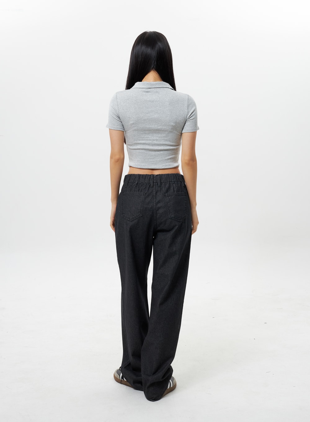 Cropped Polo Tee IY312