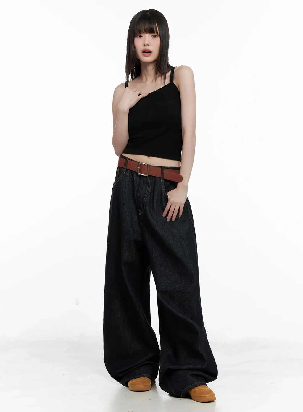 Ribbed Sleeveless Crop Top IL531