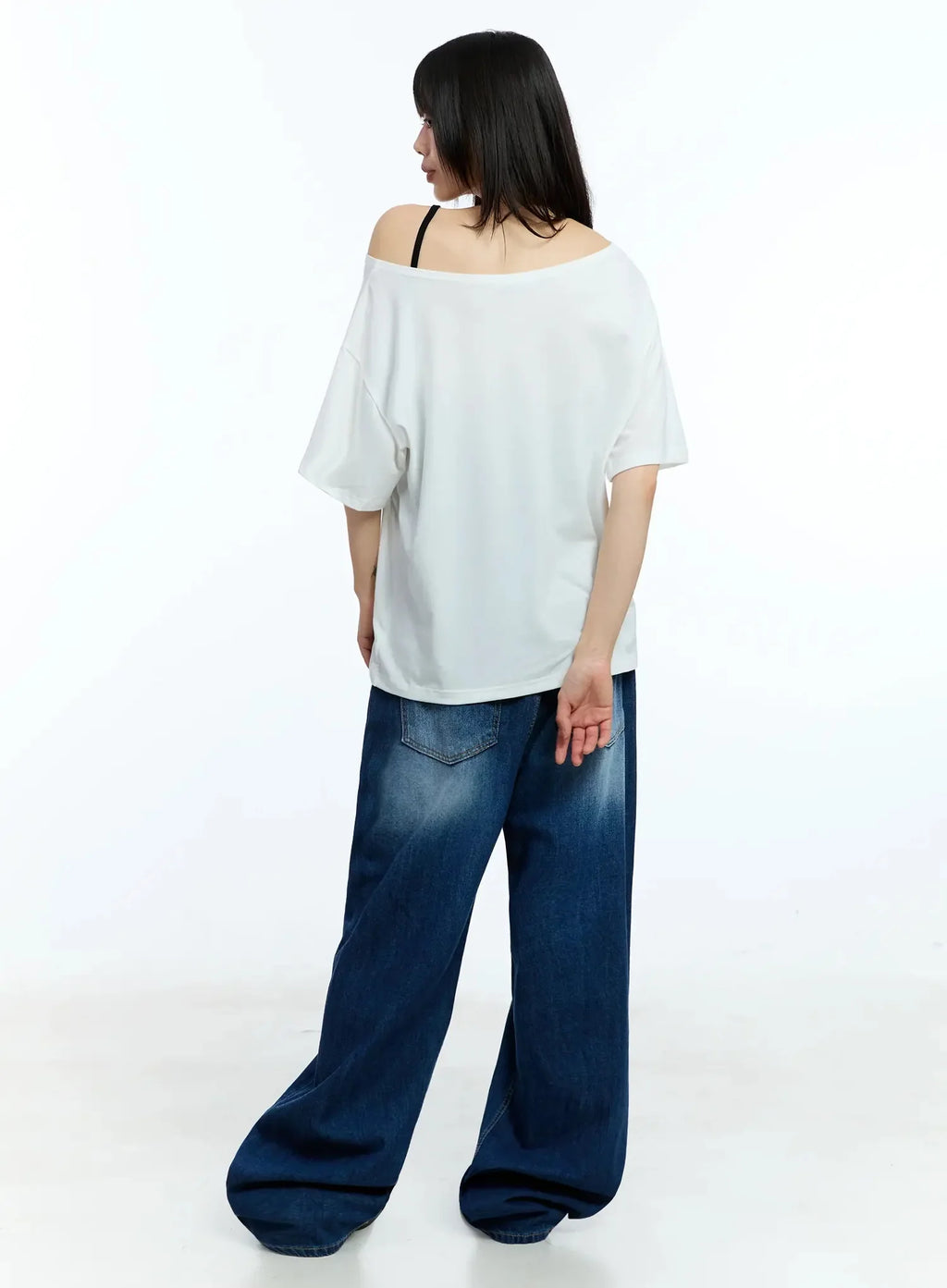 Yoonchae Washed Wide-Leg Jeans IU525