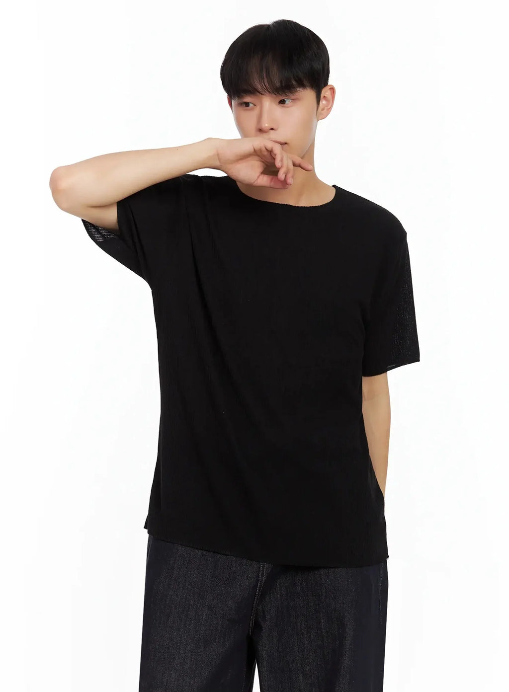 Men's Knit Short-Sleeve Tee IL516