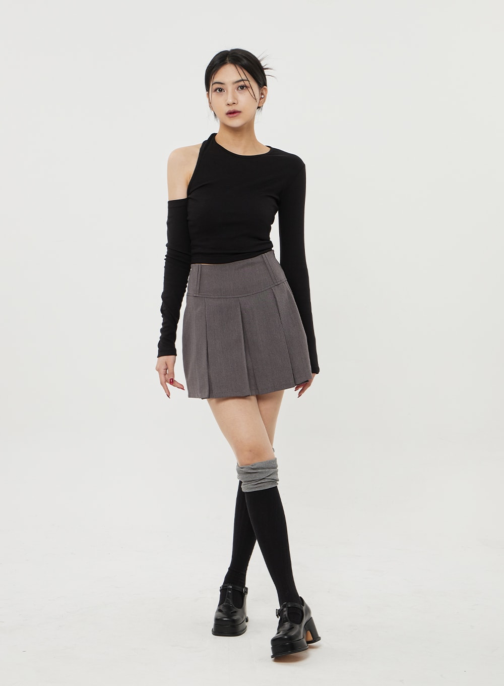 Pleated Mini Skirt BF314