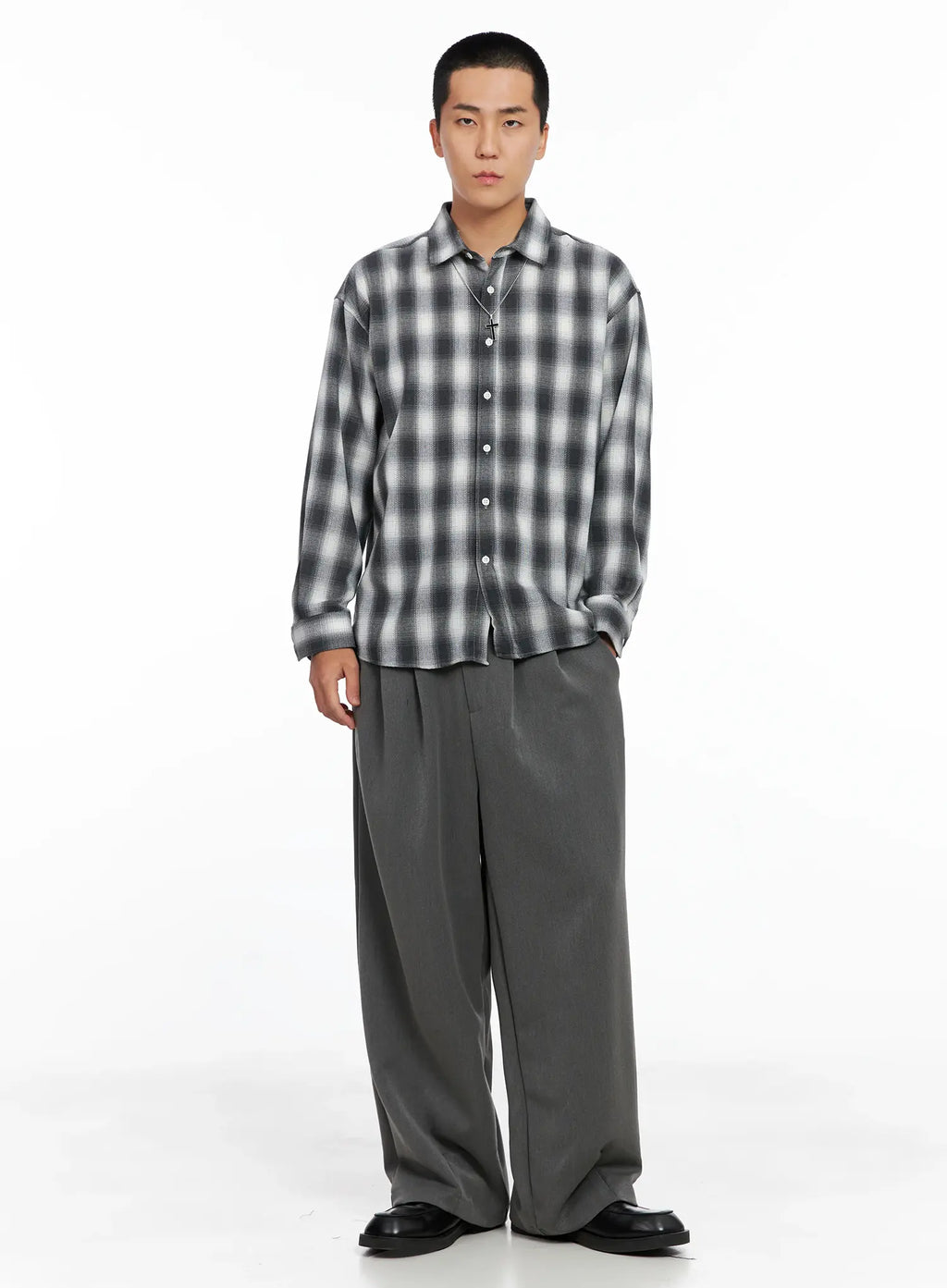 Men's Knit Zip-Up Sweater IS502