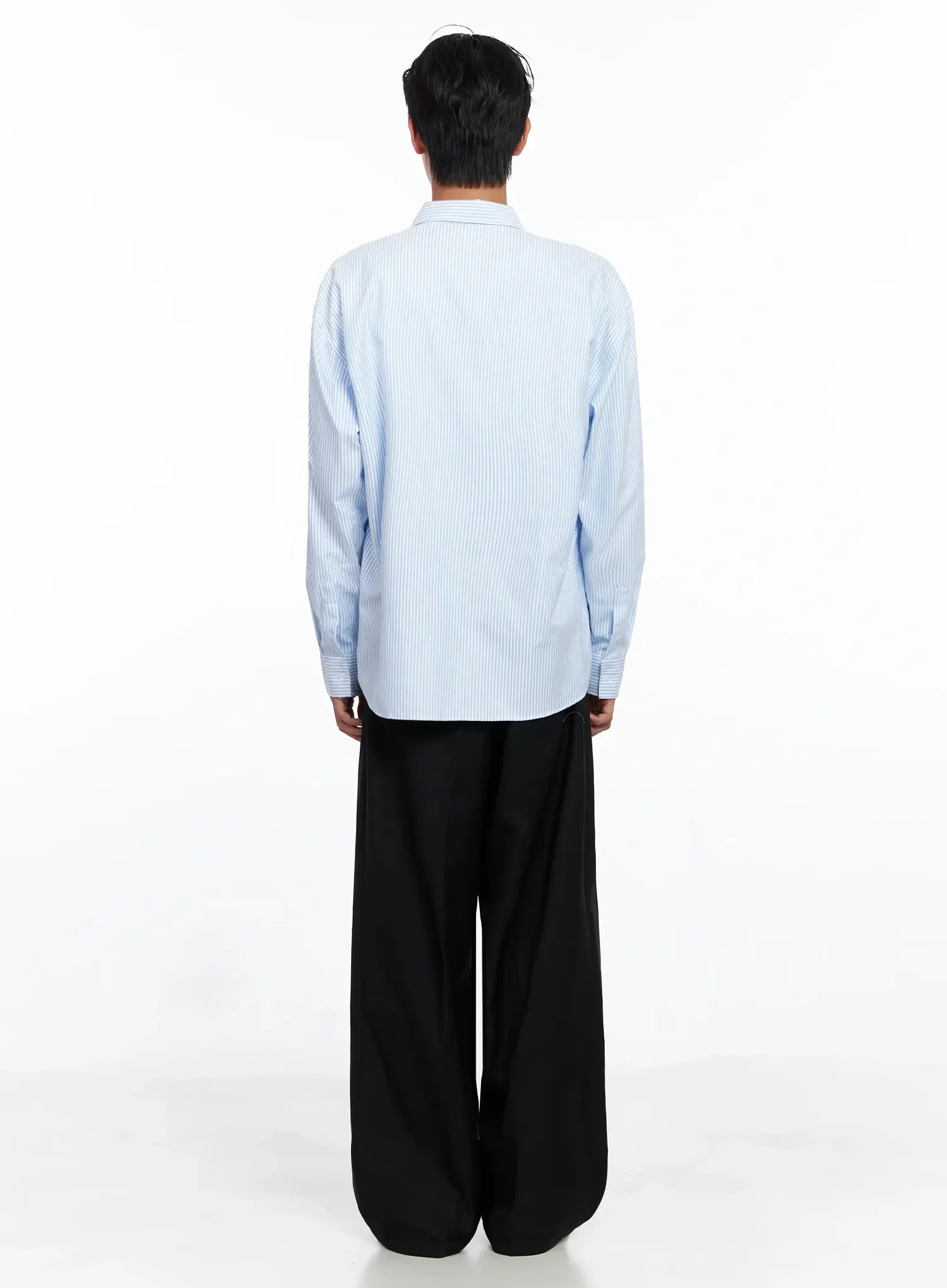 Men's Classic Striped Oxford Shirt IO516