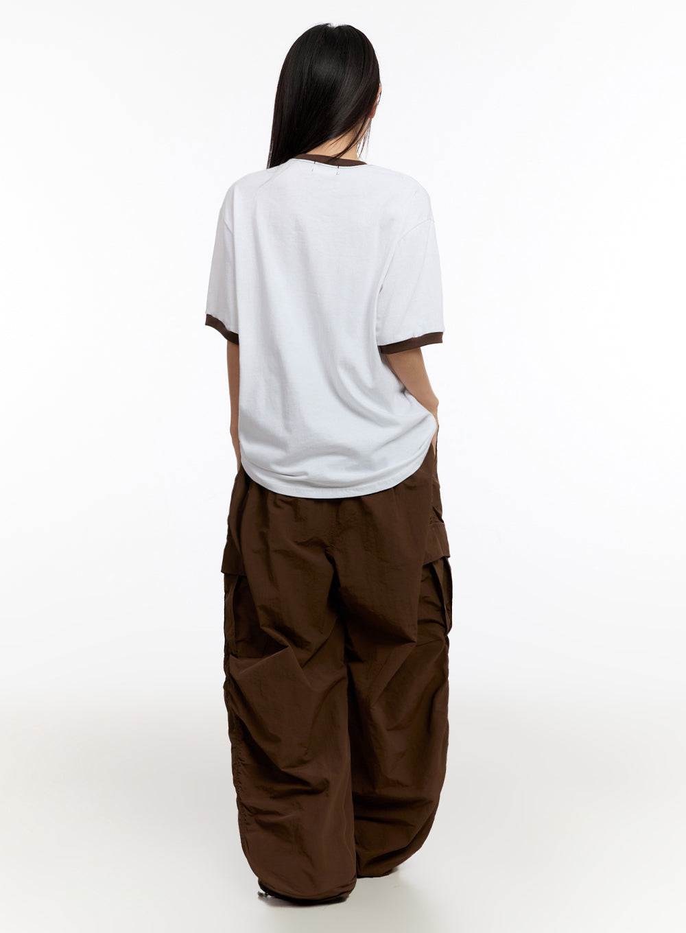 Adjustable Nylon Cargo Pants IU509