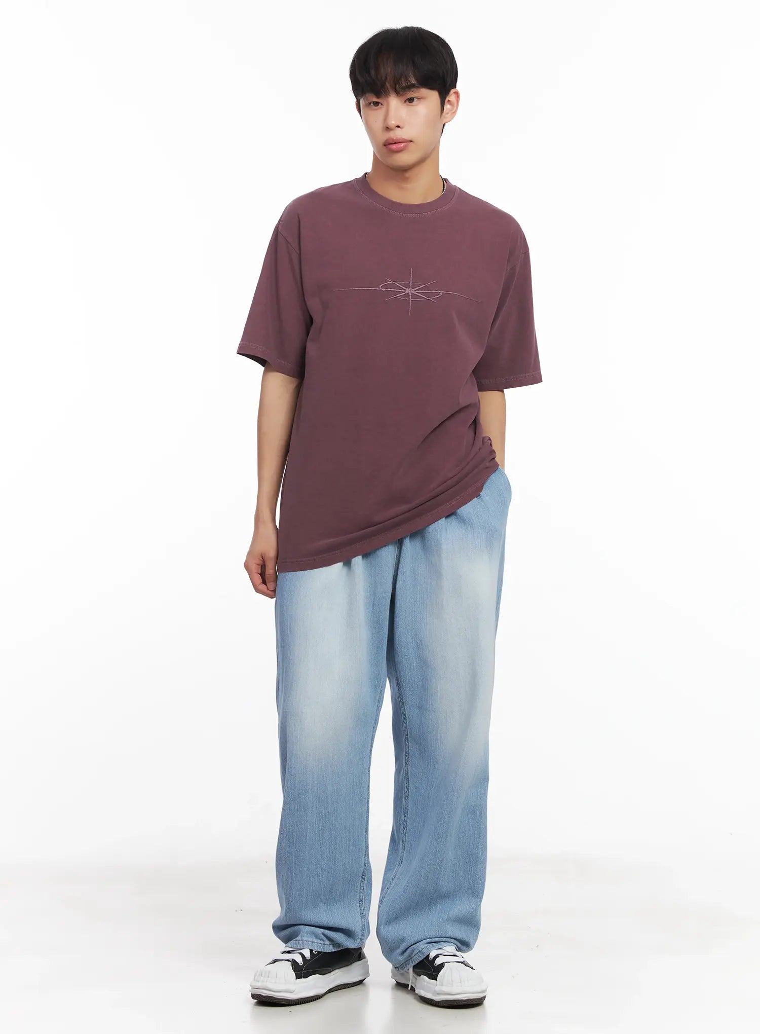 Men's Adjustable Linen Denim Pants (Light blue) IU519