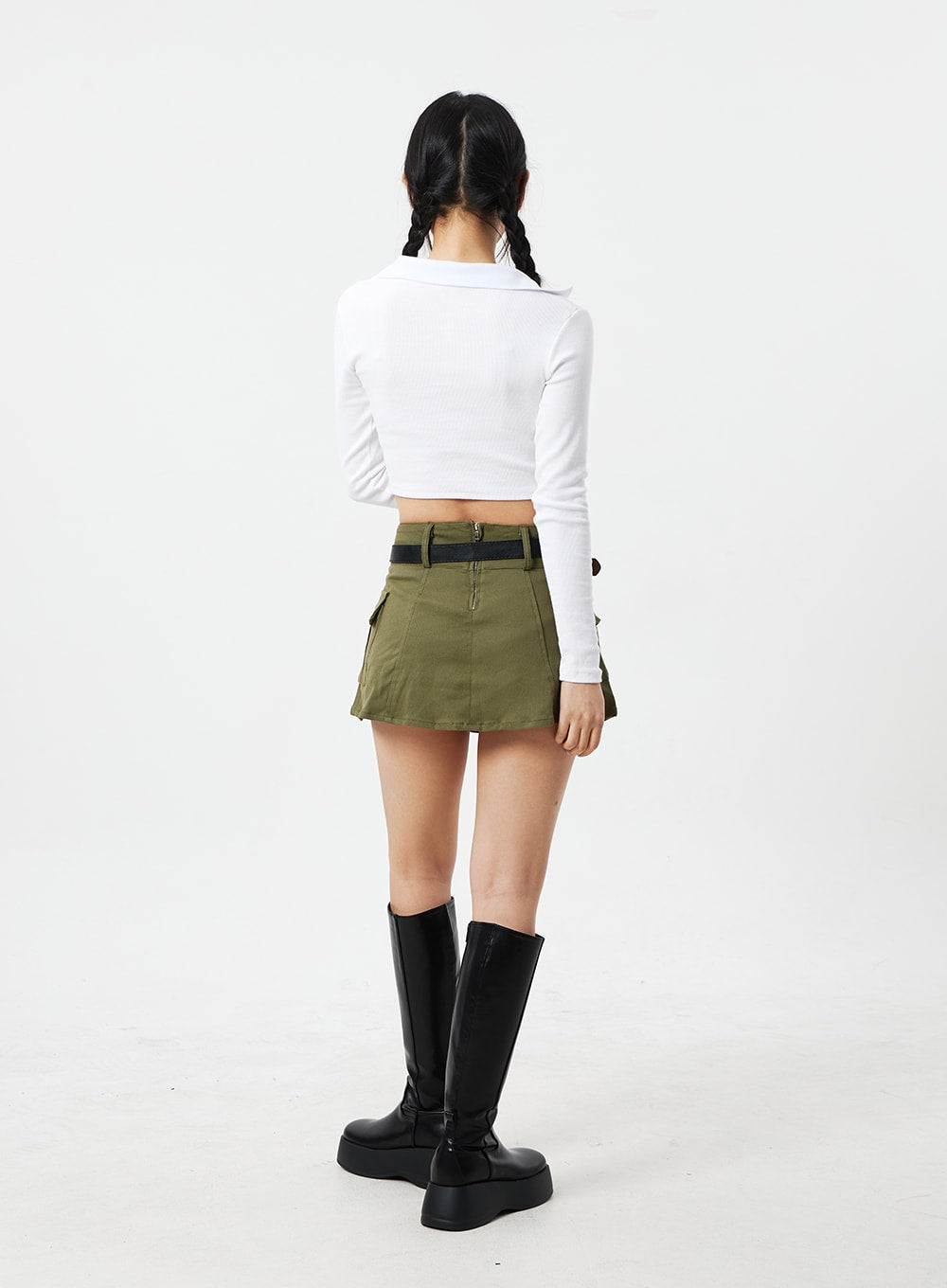 V-Neck Cropped Top CM327