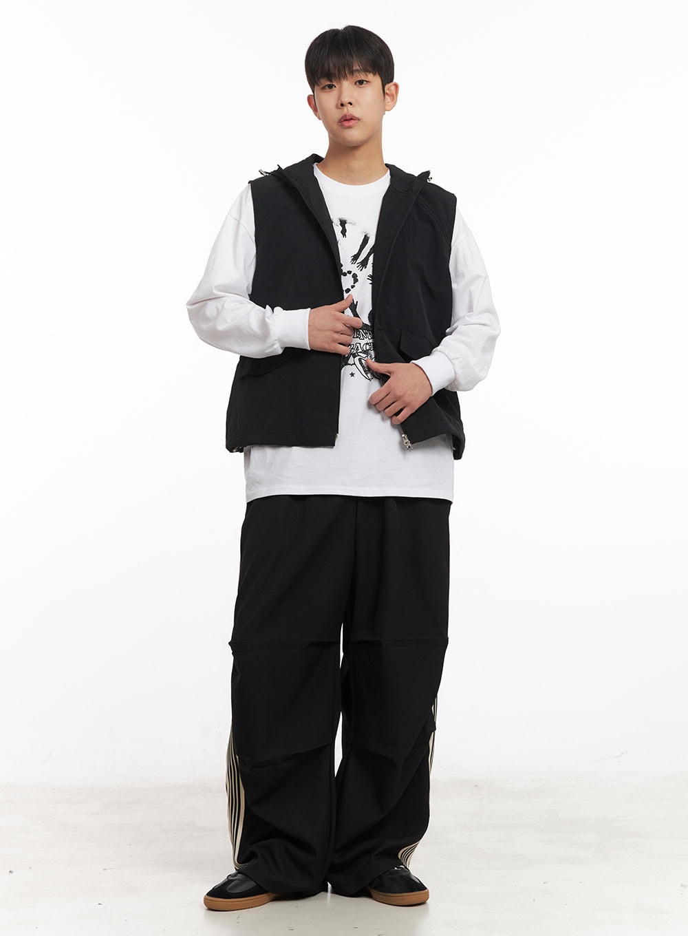 Men's Cotton Graphic Long Sleeve Tee IM517