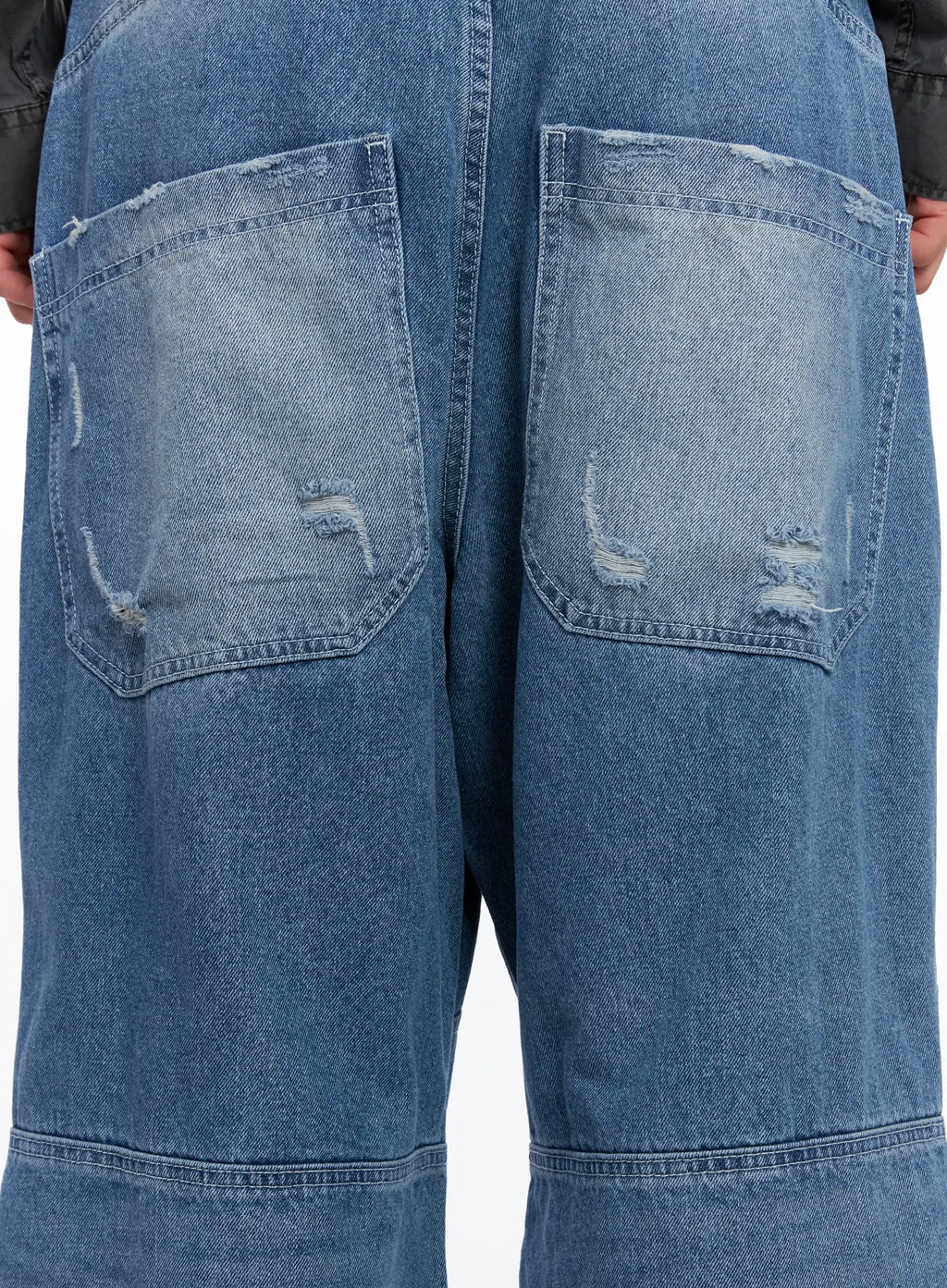 Men's Wide-Leg Biker Jeans IS510