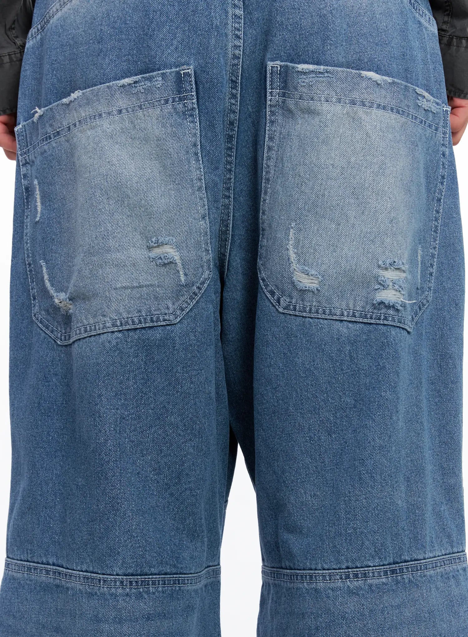 Men's Wide-Leg Biker Jeans IS510