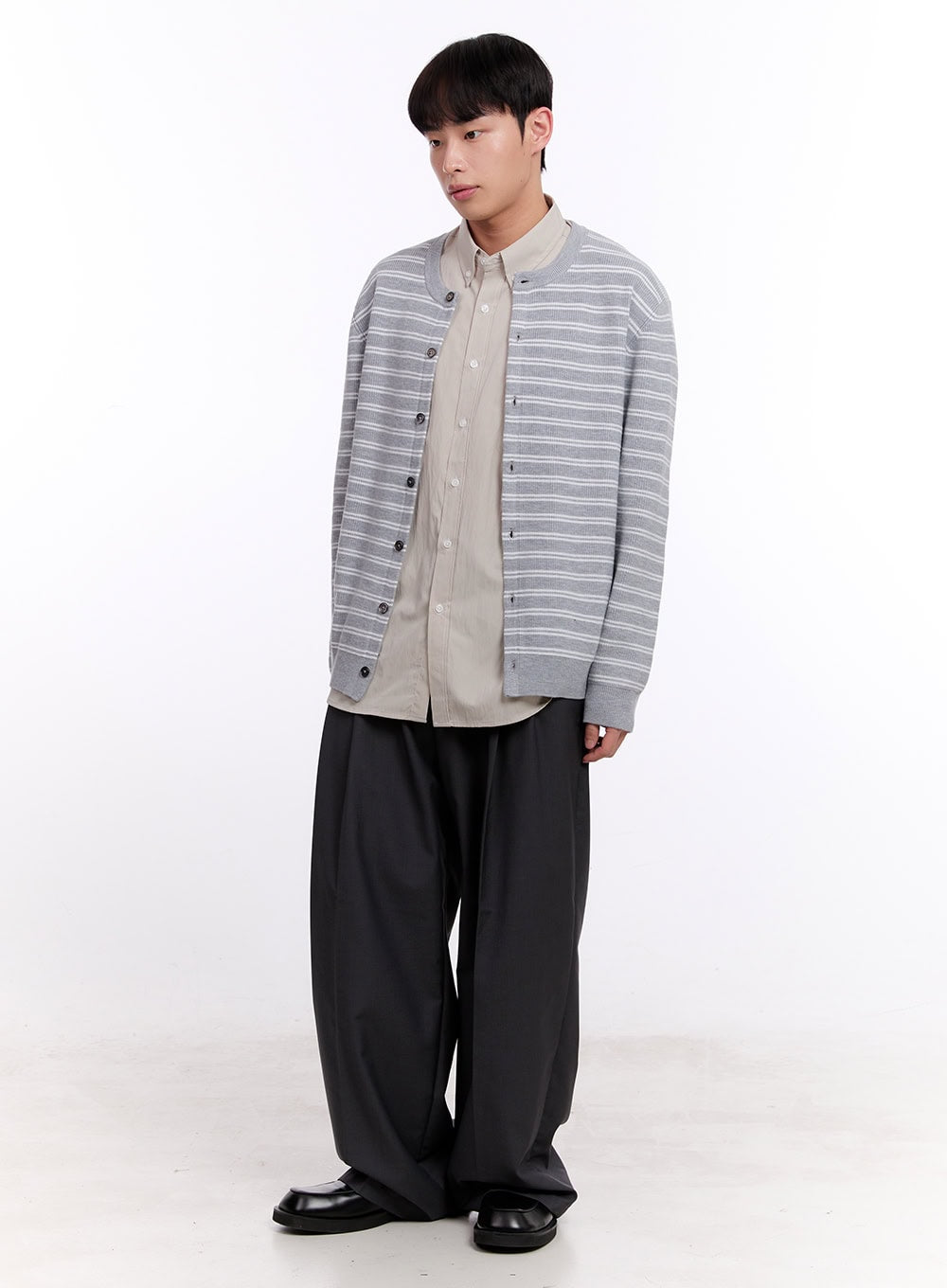 Men's Balloon-Fit Pintuck Trousers IM512