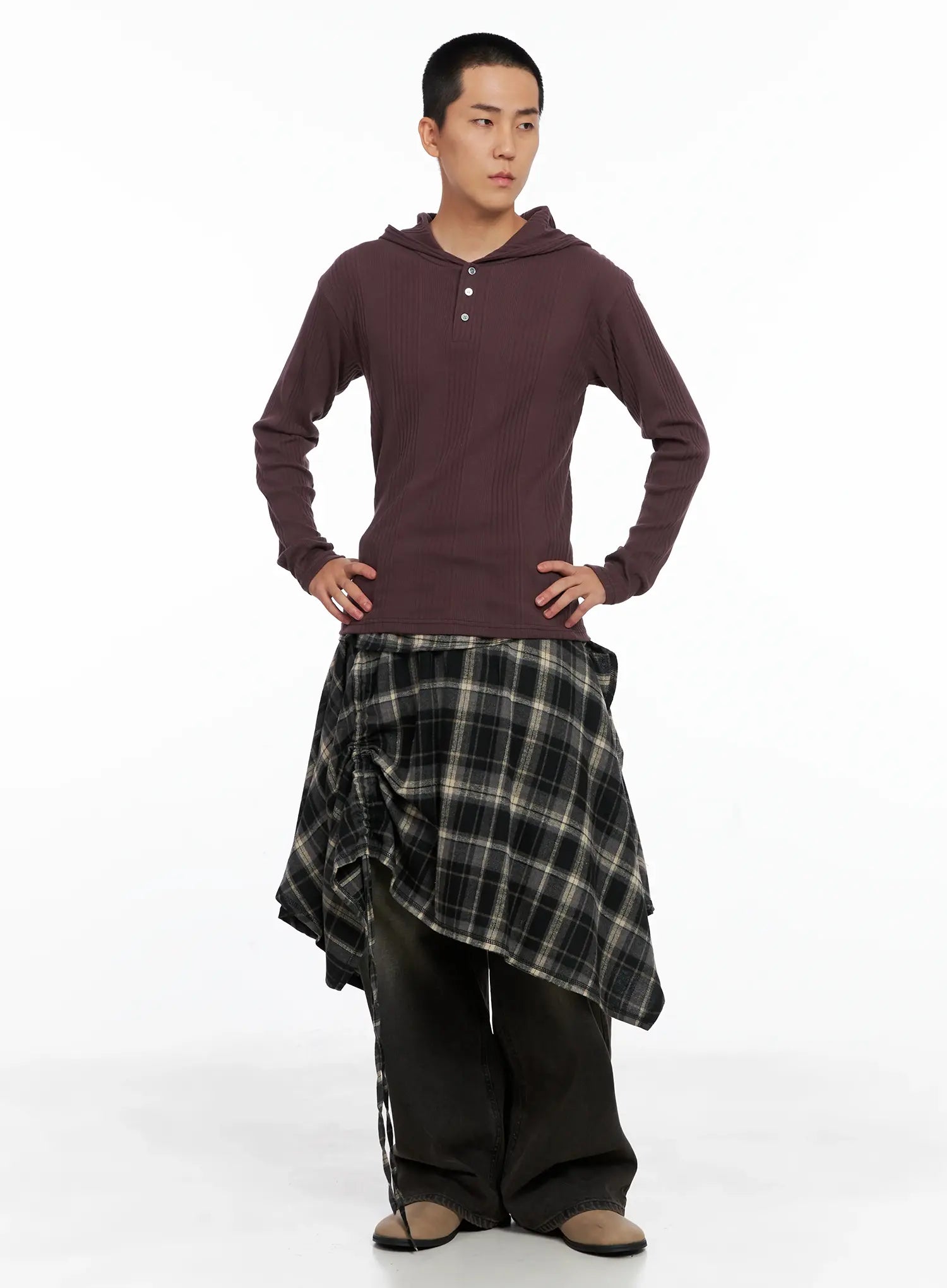 Men's Deep Washed Jeans IS502