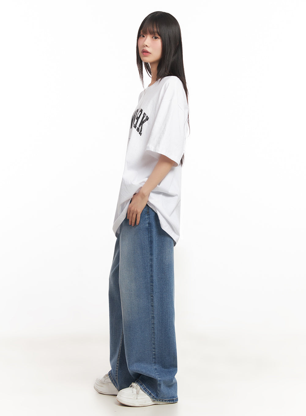 NY Graphic Oversize T-Shirt IY502