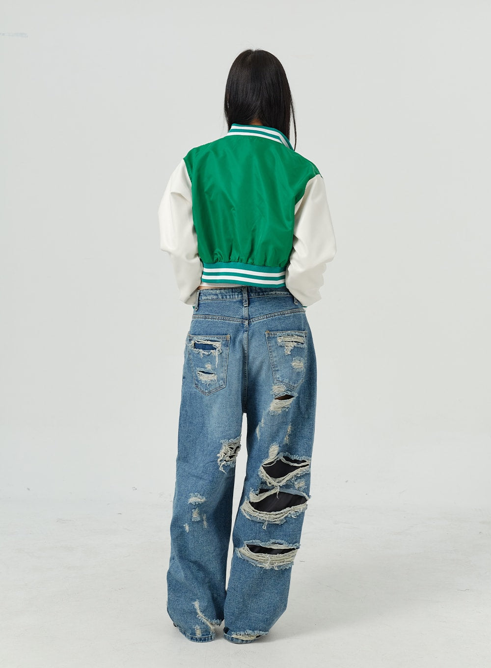 Ripped Baggy Jeans CM317