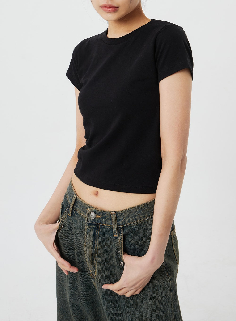 Cropped Basic Tee CF321