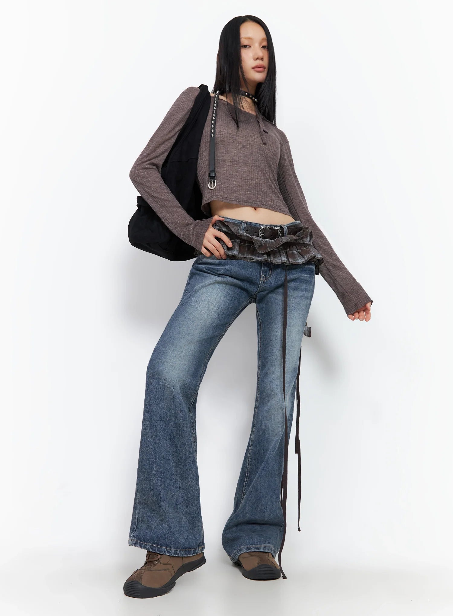 Myra Washed Bootcut Jeans CO516