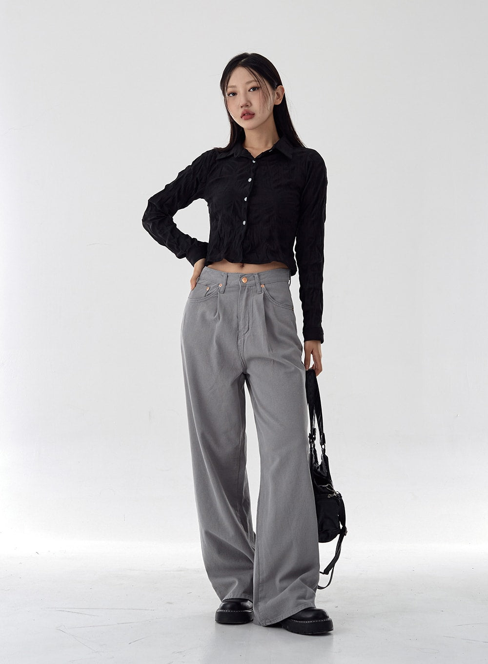 Crop Shirt Long Sleeve Version CG16