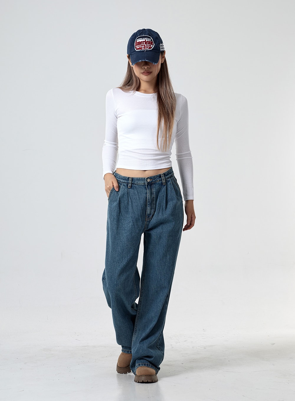 Basic Long Sleeve Crop Tee CG29