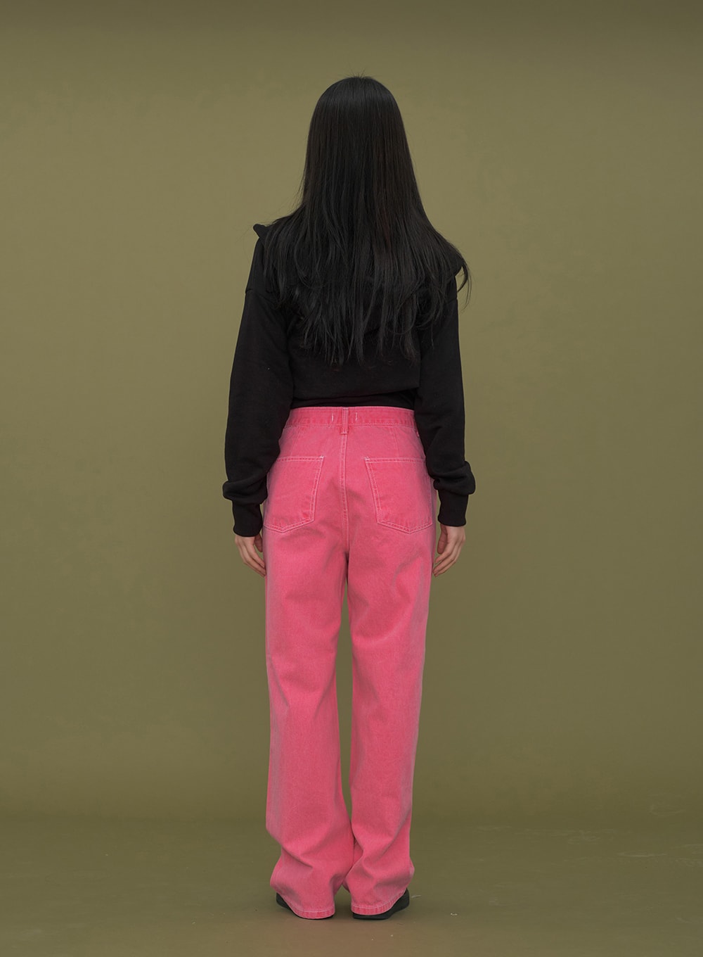 Two Way Cropped Hoodie Zip Up C2601