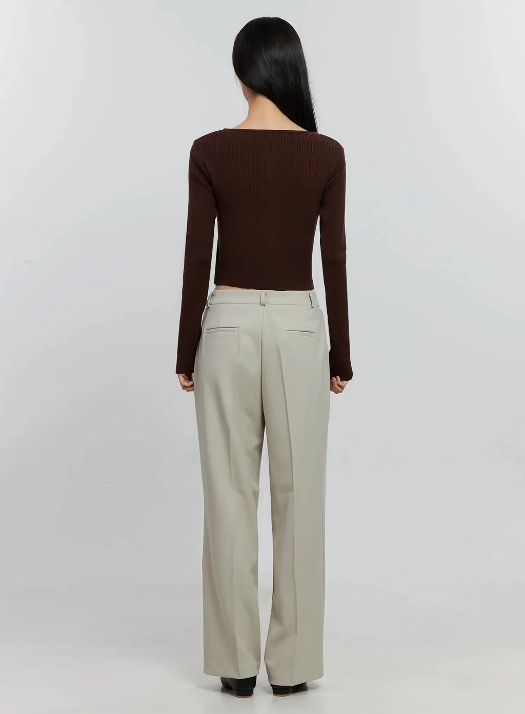 Essential Wide-Leg Slacks IS516