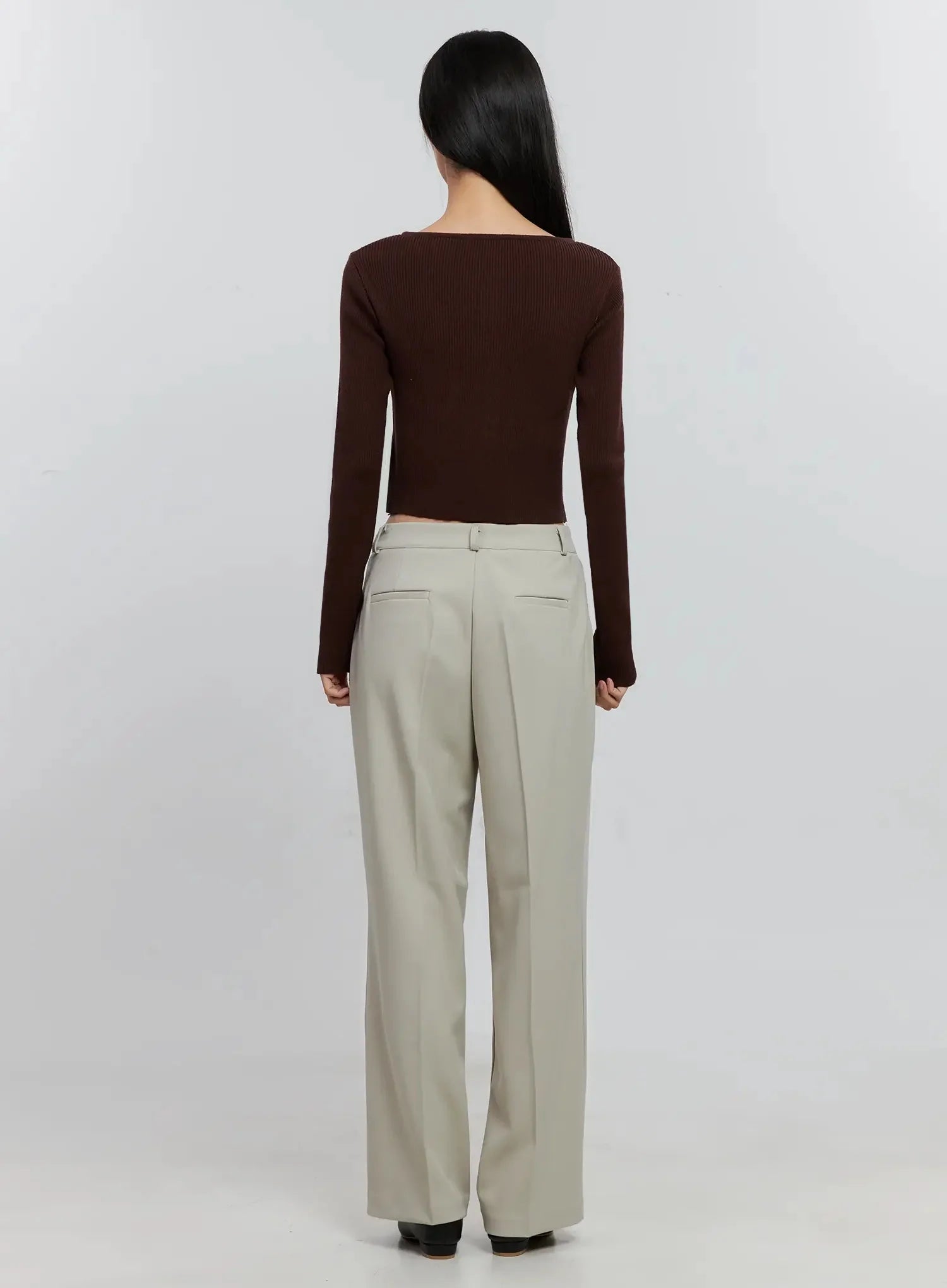 Essential Wide-Leg Slacks IS516
