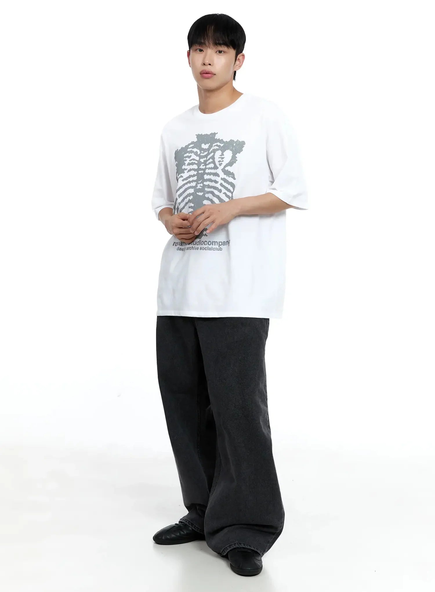 Men's Skeleton Graphic T-shirt IG520