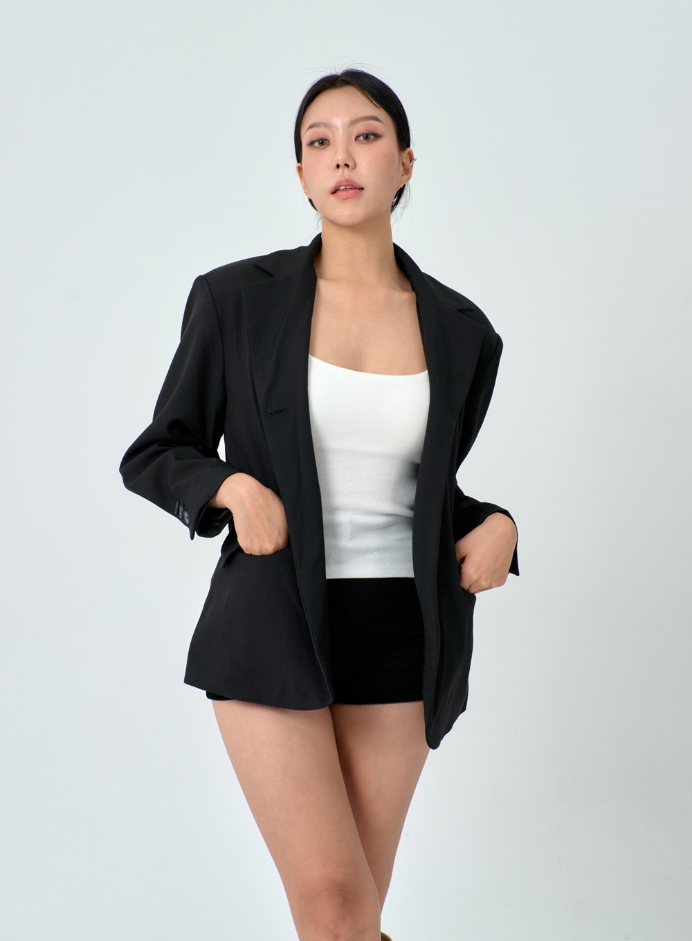 Corduroy Slim Fit Shorts ID02