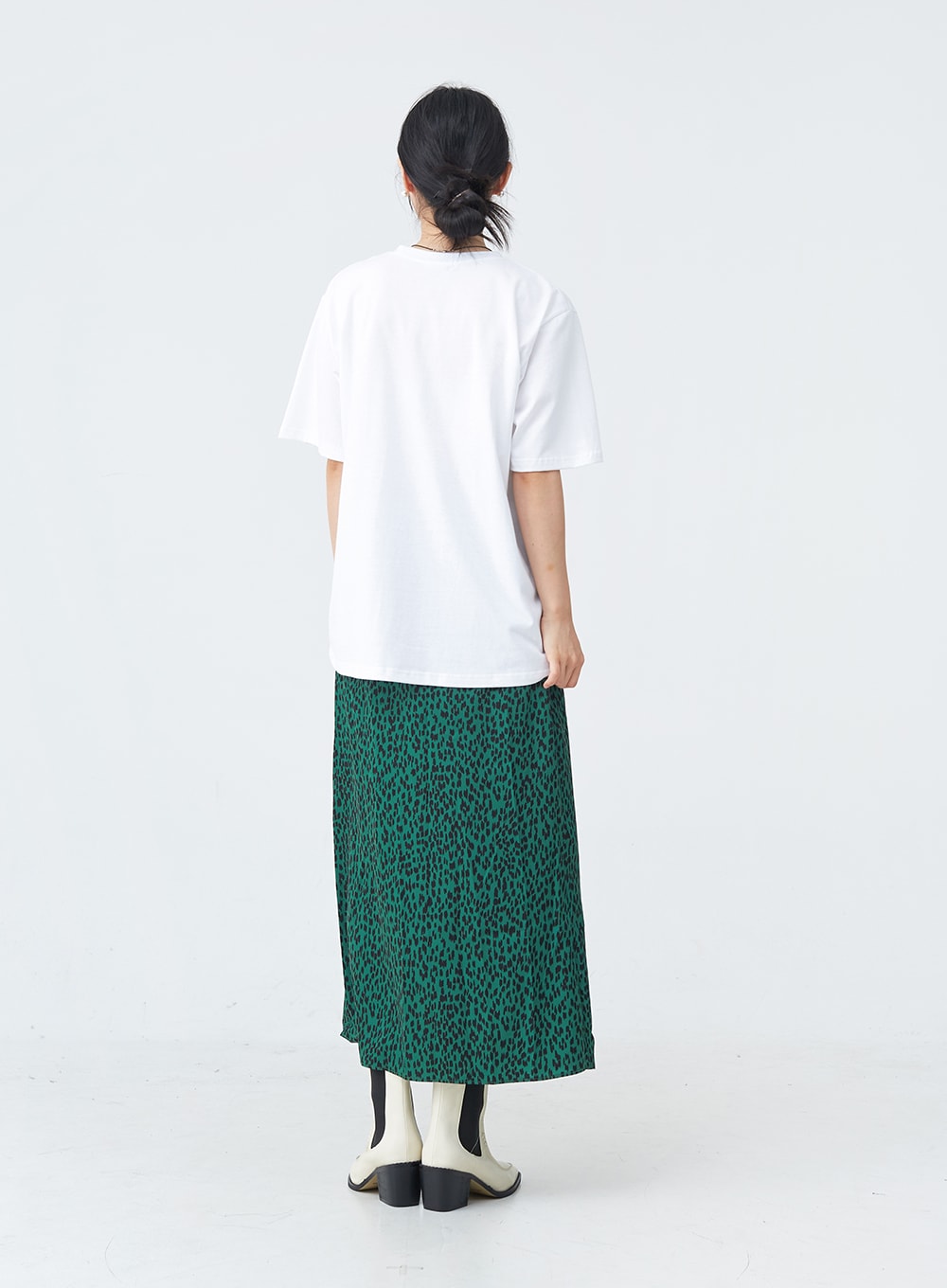 Solid Lettering Oversized Cotton Tee OU28