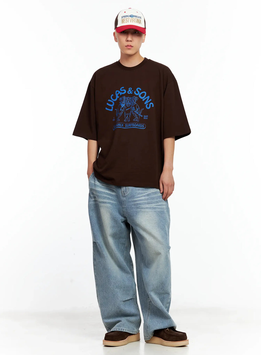 Men's Lucas Graphic Oversized Tee IL514