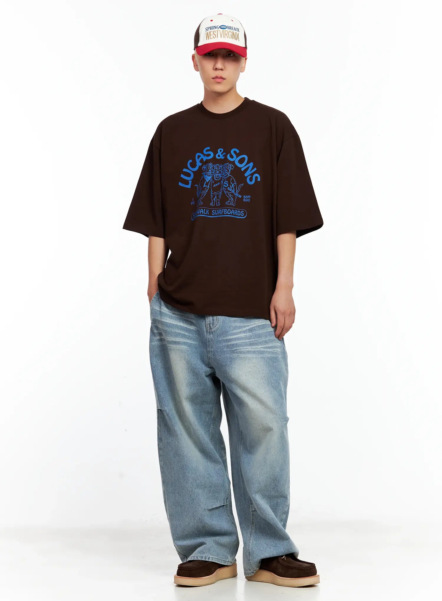 Men's Lucas Graphic Oversized Tee IL514