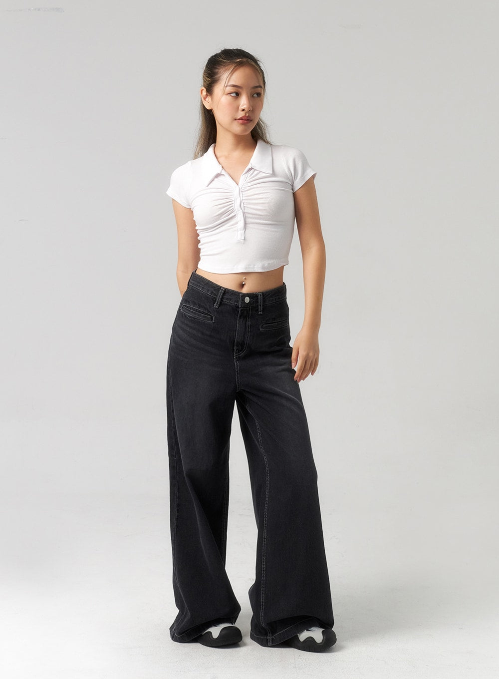 Oversized Leg Jeans CL303