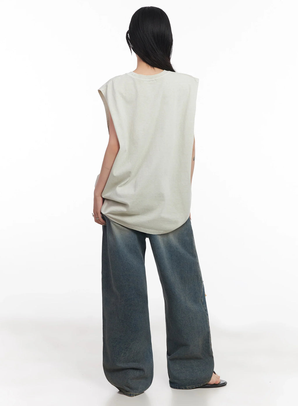 Rock & Roll Graphic Sleeveless Top  IC503