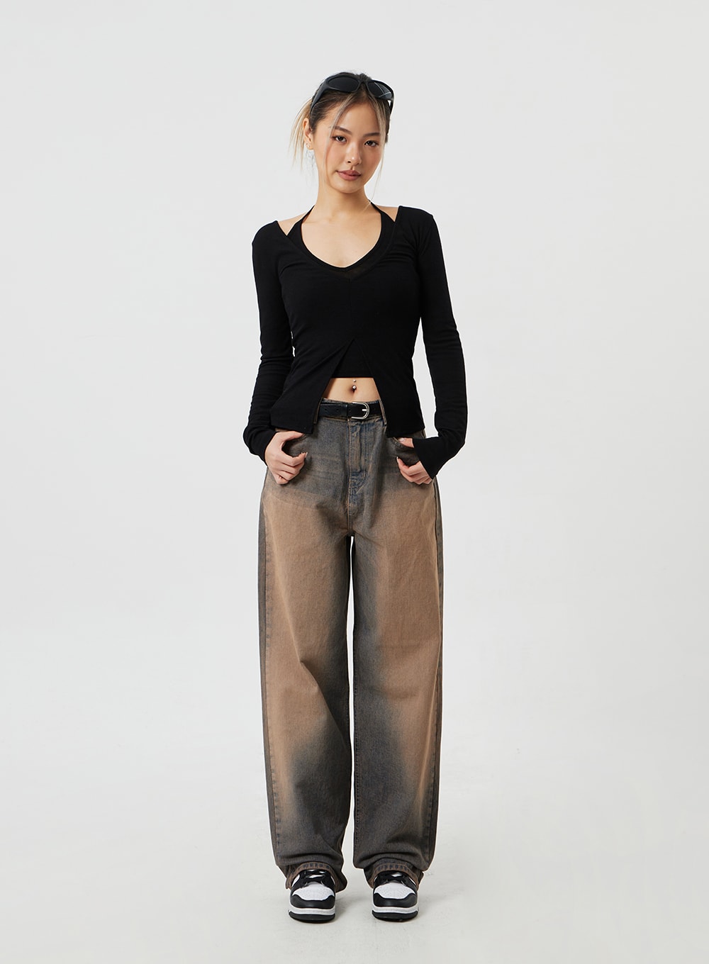 Brown Wash Jeans CM303