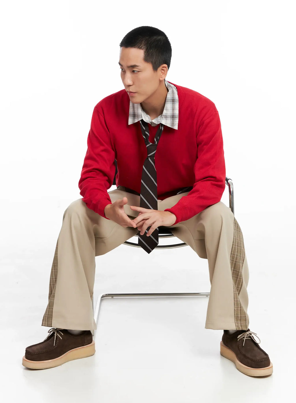 Men's Plaid Shirt IG529