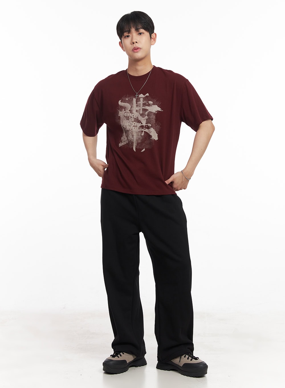 Men's Wide-Fit Sweatpants IA529
