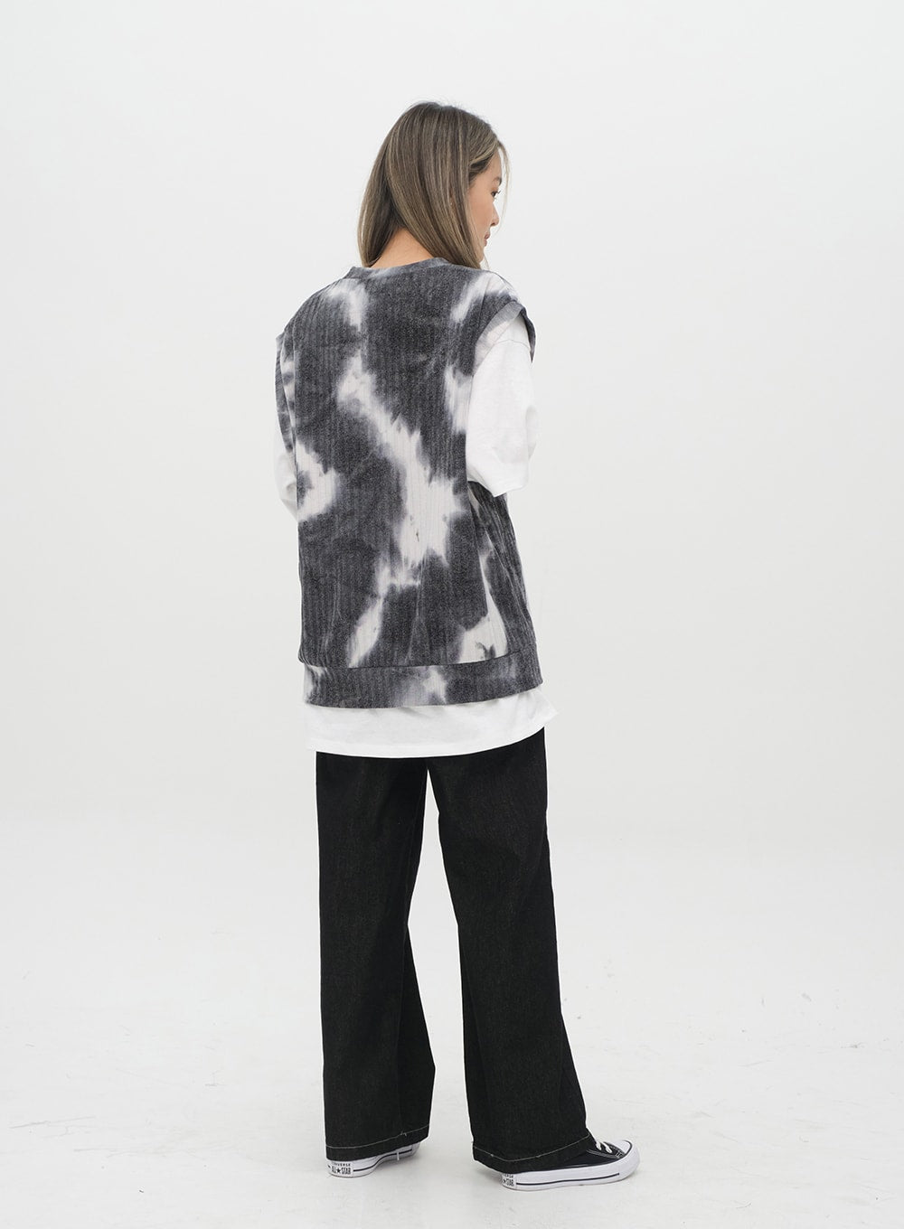 Tie Dye Relaxed Fit Vest C2001