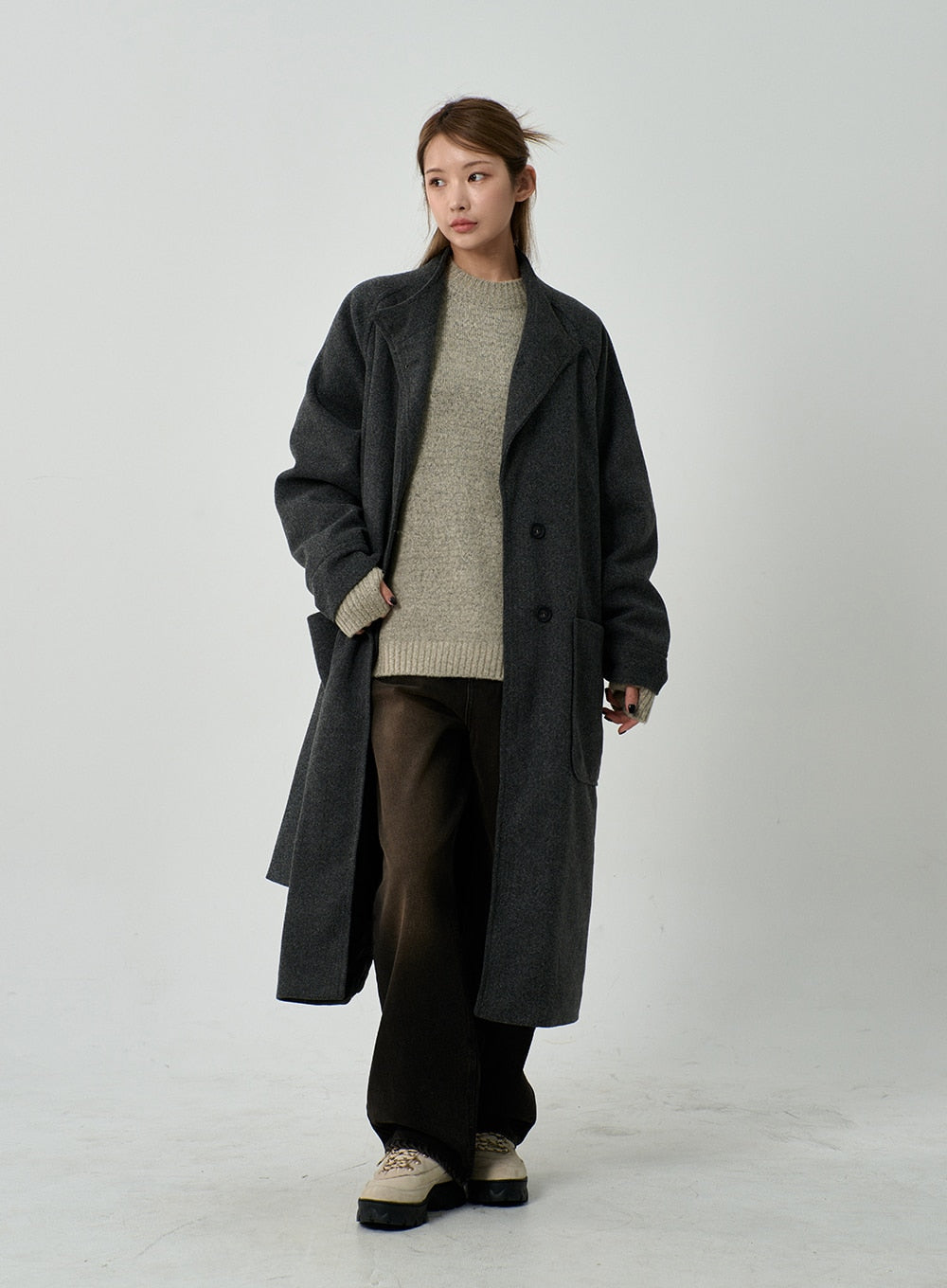 Washed Wide Leg Jeans CD14