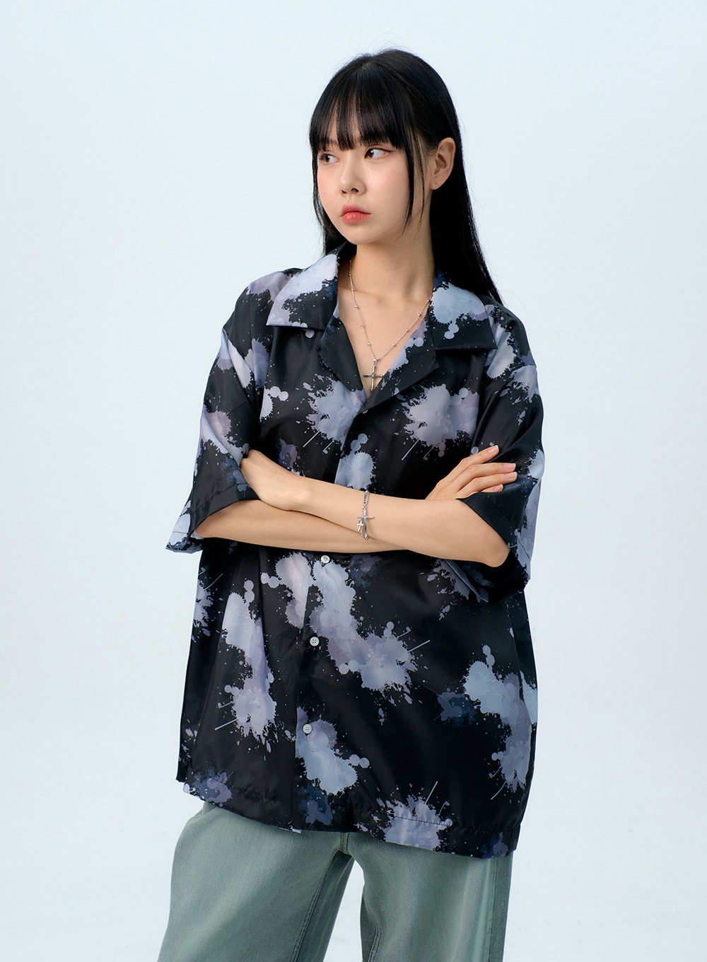 Chain Bracelet with Cross IG312