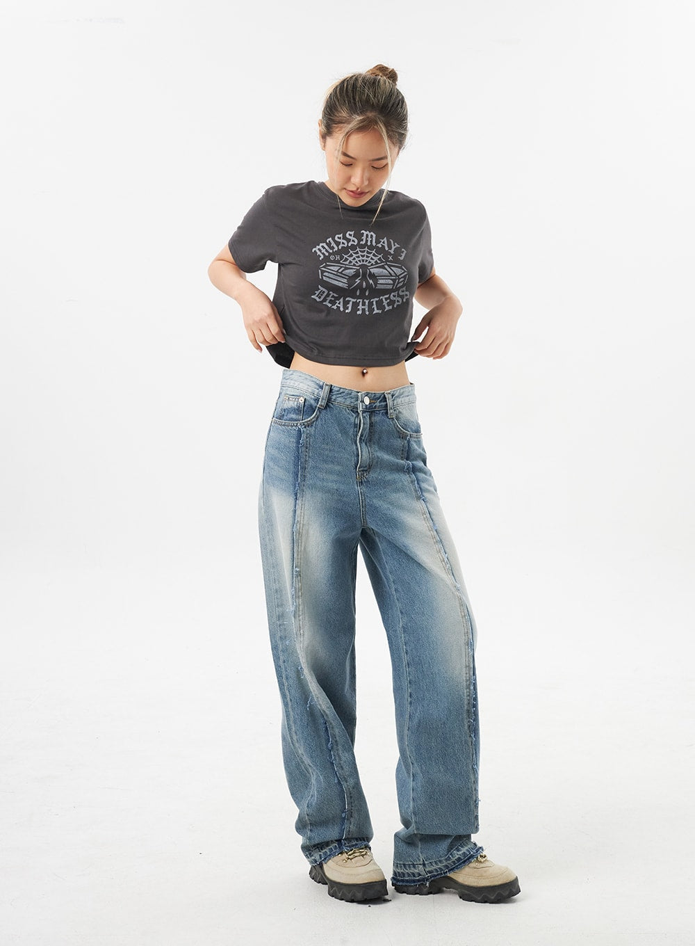 Cropped Crewneck Tee CU302